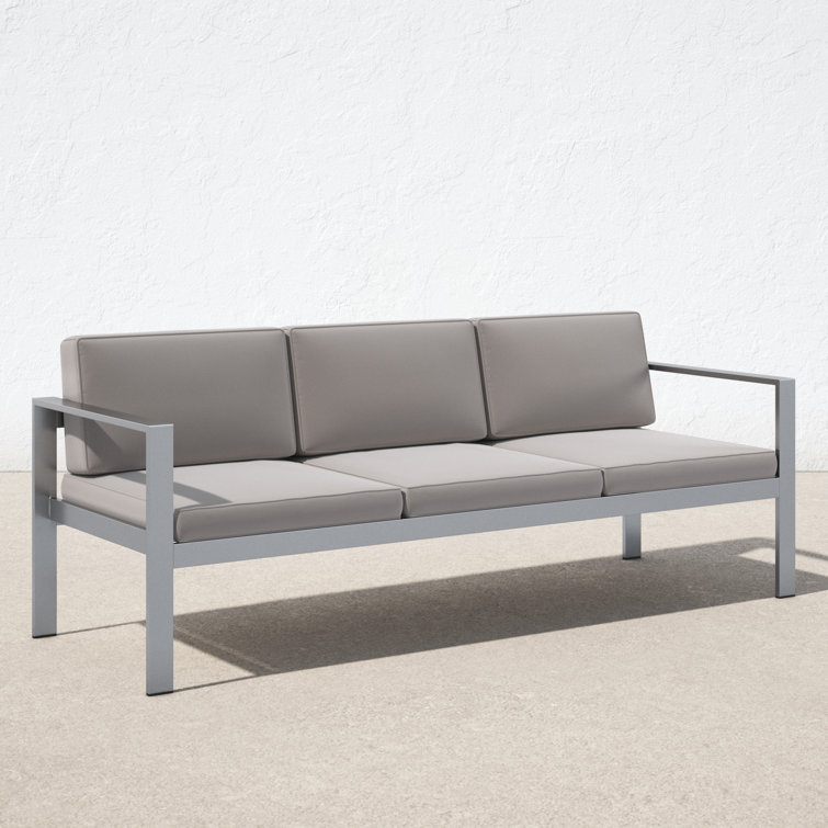 Tarrence 79'' Metal Outdoor Sofa AllModern